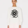 „Boke Flower 2.0“ Sweatshirt aus Baumwolle