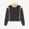 „Boke Flower 2.0“ Trainingsjacke mit Stickerei aus Interlock