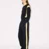 „Boke Flower 2.0“ Trainingsjacke mit Stickerei aus Interlock