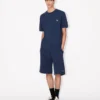 „Boke Flower“ bestickte Shorts aus Baumwolle