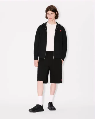 „Boke Flower“ bestickte Shorts aus Baumwolle