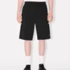 „Boke Flower“ bestickte Shorts aus Baumwolle