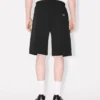 „Boke Flower“ bestickte Shorts aus Baumwolle