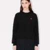 „Boke Flower“ bestickter Pullover aus Merinowolle