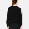 „Boke Flower“ bestickter Pullover aus Merinowolle