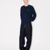 „Boke Flower“ bestickter Pullover aus Merinowolle