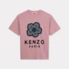 „Boke Flower“ besticktes Oversize-Hemd aus schwerem Baumwollstoff