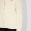 „Boke Flower“ locker sitzende Strickjacke aus Baumwolle und Wolle
