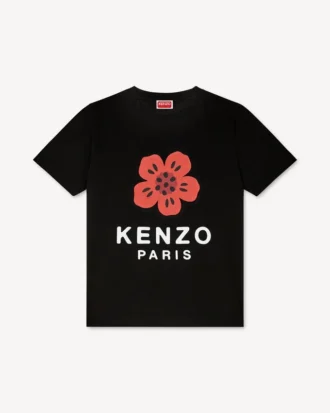 „Boke Flower“ lockeres T-Shirt aus Baumwolle