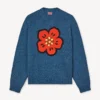 „Boke Flower“-Pullover aus Baumwollflanell