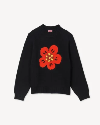 „Boke Flower“-Pullover aus Baumwollflanell