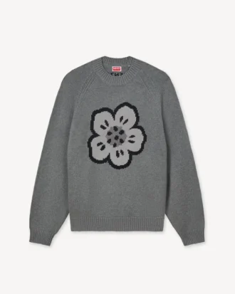 „Boke Flower“-Pullover aus Baumwollflanell