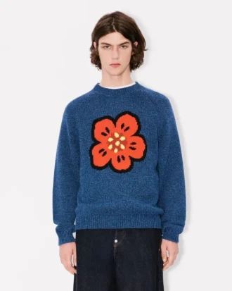 „Boke Flower“-Pullover aus Baumwollflanell