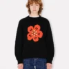 „Boke Flower“-Pullover aus Baumwollflanell