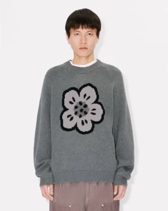 „Boke Flower“-Pullover aus Baumwollflanell