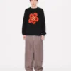 „Boke Flower“-Pullover aus Baumwollflanell