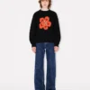 „Boke Flower“-Pullover aus Baumwollflanell