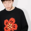 „Boke Flower“-Pullover aus Baumwollflanell