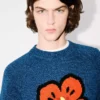 „Boke Flower“-Pullover aus Baumwollflanell
