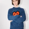 „Boke Flower“-Pullover aus Baumwollflanell