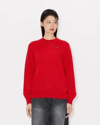 „Boke Flower“-Pullover aus Merinowolle