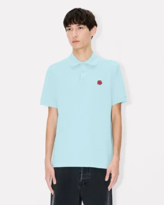 „Boke Flower“ Slim-Fit-Polo aus Baumwolle