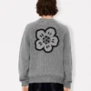 „Boke Flower“-Strickjacke aus Baumwollwolle