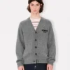 „Boke Flower“-Strickjacke aus Baumwollwolle