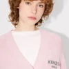 „Boke Flower“-Strickjacke aus Baumwollwolle