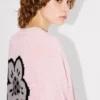 „Boke Flower“-Strickjacke aus Baumwollwolle
