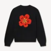„Boke Flower“-Strickjacke aus Baumwollwolle