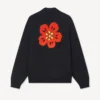 „Boke Flower“-Strickjacke aus Baumwollwolle