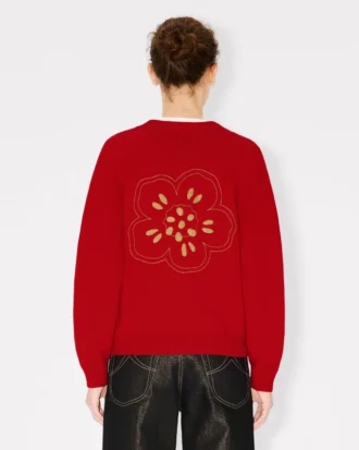 „Boke Flower“-Strickjacke aus Wolle
