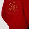 „Boke Flower“-Strickjacke aus Wolle