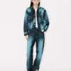 Boyfriend-Jeans mit niedriger Taille aus japanischem Denim