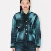 „Boke Flower“ Trucker-Jacke aus japanischem Denim