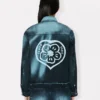 „Boke Flower“ Trucker-Jacke aus japanischem Denim