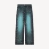 Boyfriend-Jeans mit niedriger Taille aus japanischem Denim