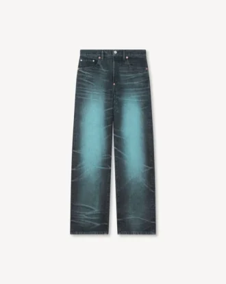 Boyfriend-Jeans mit niedriger Taille aus japanischem Denim