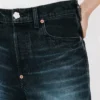 Boyfriend-Jeans mit niedriger Taille aus japanischem Denim