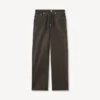 Boyfriend-Jeans mit niedriger Taille aus japanischem Lurex-Denim