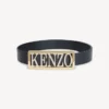 Breiter „Kenzo Buckle“-Gürtel aus Leder