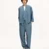 Kimono-Jacke aus Viskose und Wolle