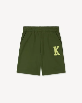 „Eden Jungle“ Bermudashorts aus French Terry