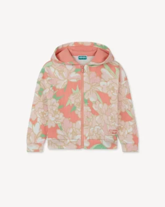 „Eden Jungle“ Jogging-Strickjacke aus French Terry