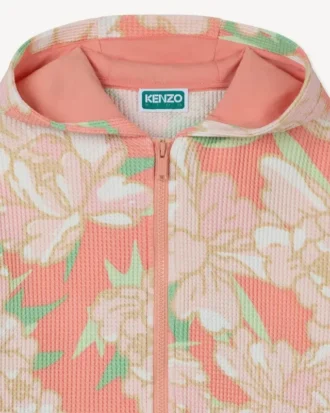 „Eden Jungle“ Jogging-Strickjacke aus French Terry