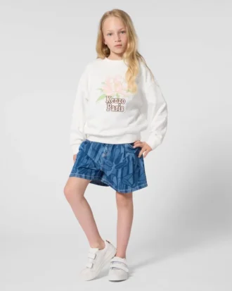 „Eden Jungle“-Shorts aus Denim