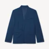 Einreihige, maßgeschneiderte Kimono-Jacke aus Schurwolle
