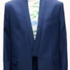 Einreihige, maßgeschneiderte Kimono-Jacke aus Schurwolle