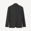 Einreihiger, taillierter Kimono-Blazer aus Schurwolle